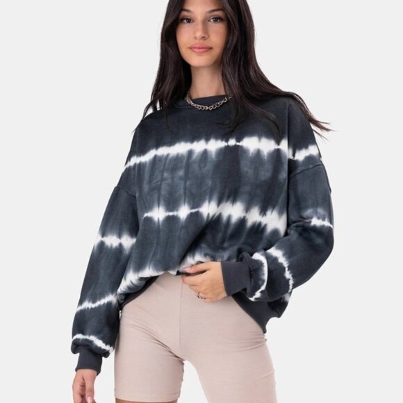 NWT Adika Oversize Tie Dye Sweatshirt S - Picture 1 of 5